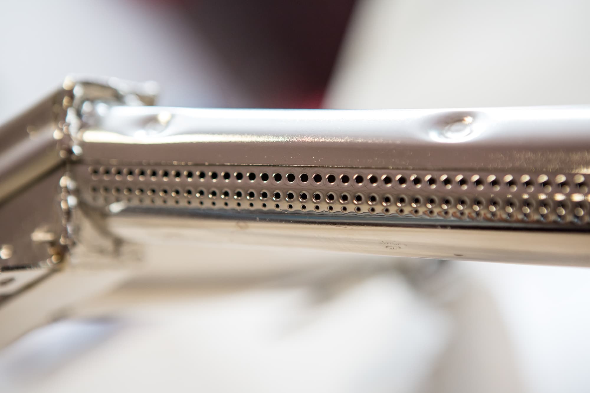 Bruciatore Ceky — vista fiamma in camera di cottura