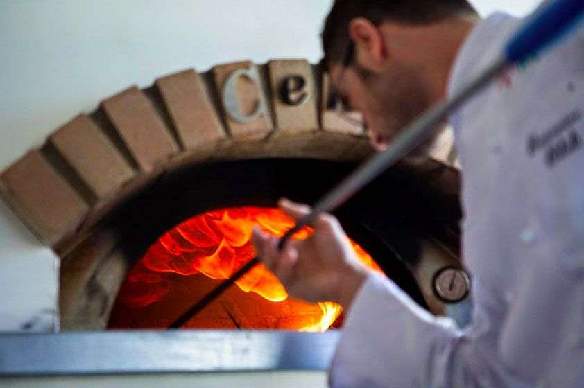 Test di cottura Ceky in showroom