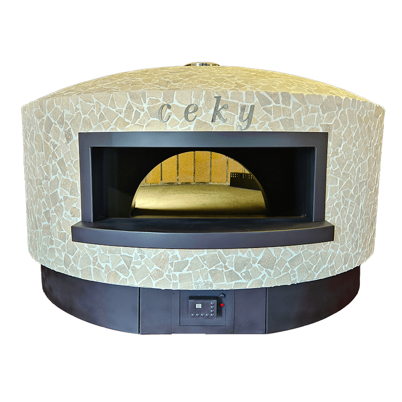 S*S様 OVY Deci Compact Square Practical W Wood-Fired Quadrato Static Deck Pizza Oven | Ceky — Made in Italy